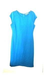 NY&Co Teal Scuba Dress